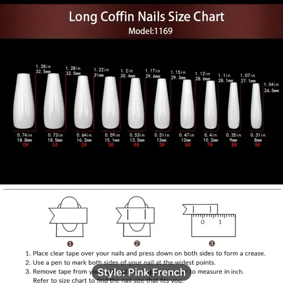 24 Long Blue French Press On Blue Nails Rhinestones Nude Glitter Sequin Kit new - Picture 3 of 8